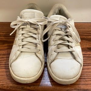 Adidas neo cloud foam white tennis shoe